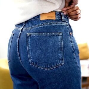 Frank & Oak The Patti High Waisted Stretch Jean - Classic Indigo Jeans 27